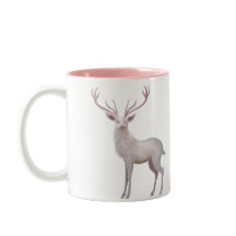 Vitfullvuxen hankronhjort