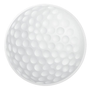 Vitgolfbolldesign Knopp