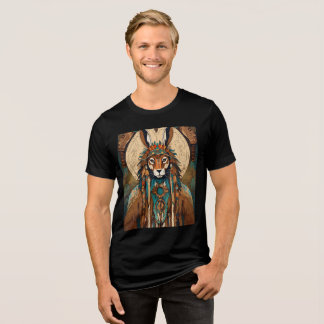 Vitgörare för Shamanic Rabbit design T-shirt