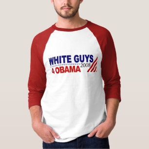 Vitgrabbar 4 Obama Tee