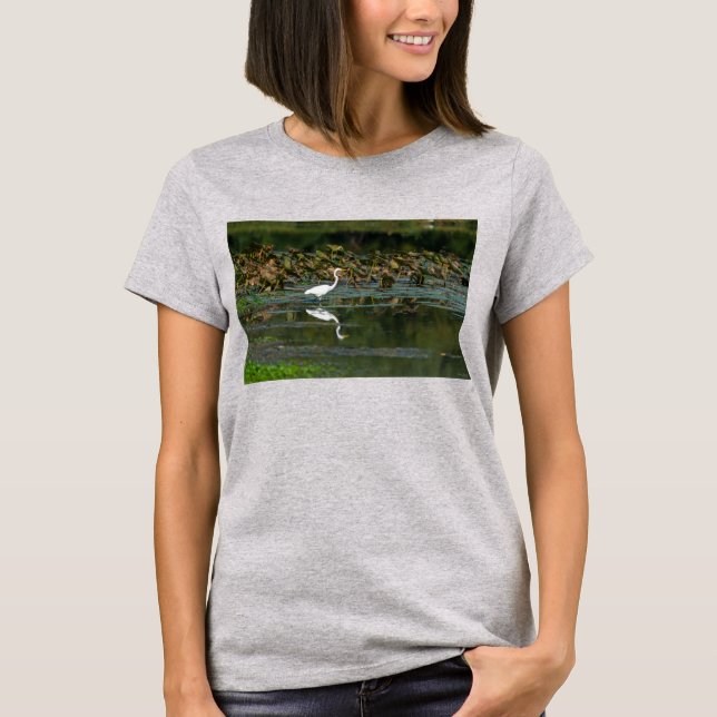 Vitgrön reflektion T-Shirt (Framsida)