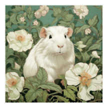 Vitguineas Blommigt Gris, bakgrund
