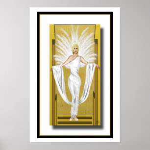 Vitguld Poster