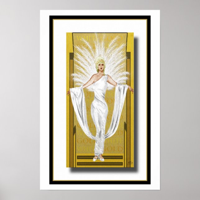 Vitguld Poster (Framsidan)