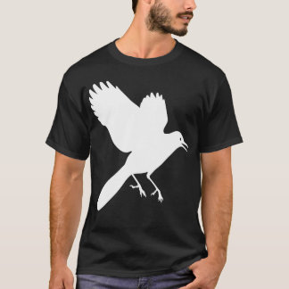 Vithärmfågel i det grafiska flyg t shirt