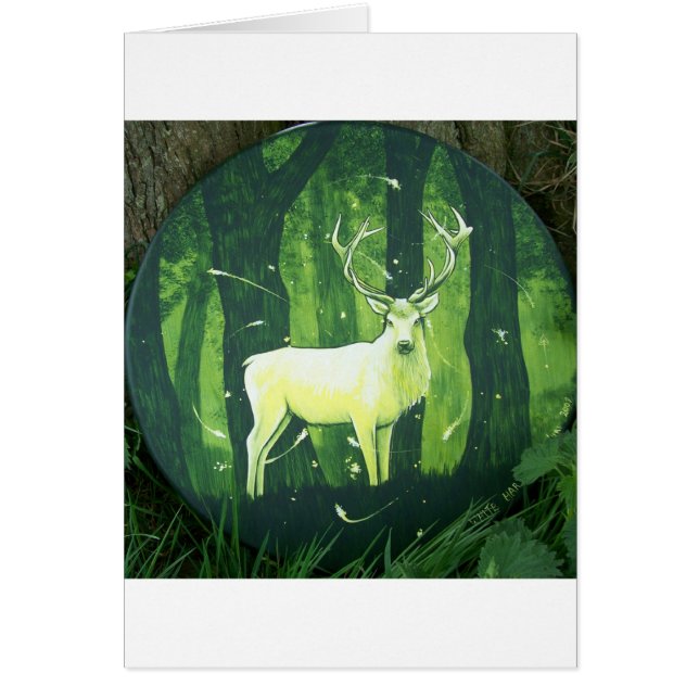 Vitharten Hälsningskort (Framsidan)