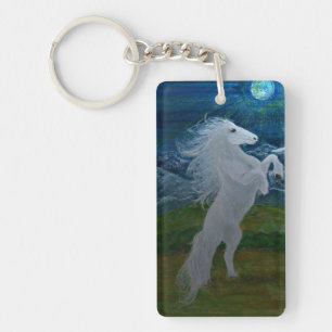 Vithäst Keychain