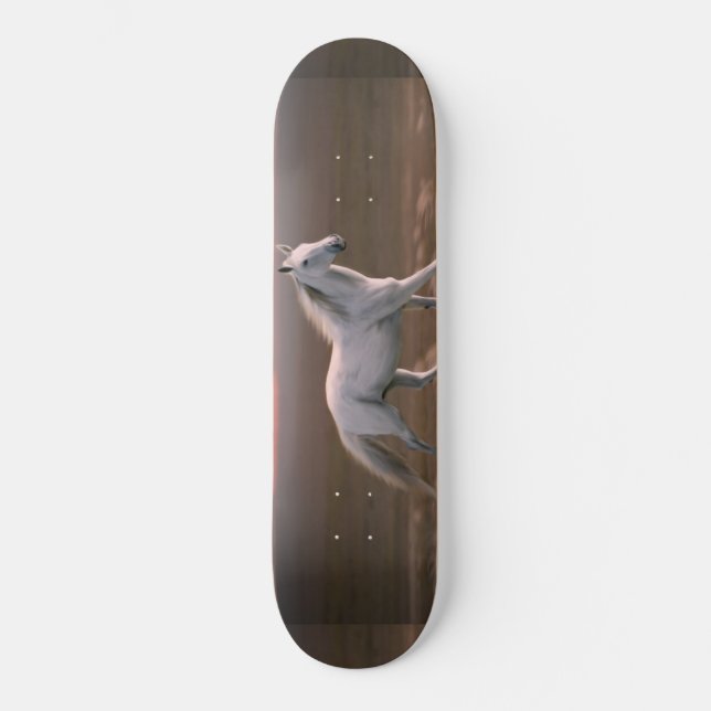 Vithäst Skateboard Bräda 19,5 Cm (Framsida)