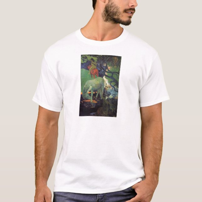 Vithästen av Paul Gauguin Tee (Framsida)