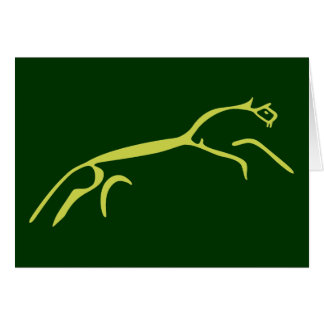 Vithästen av Uffington Hälsningskort