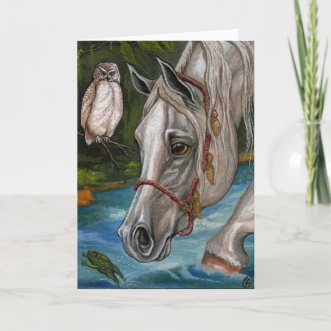 VITHÄSTugglan noterar kortet Kort (Framsida)