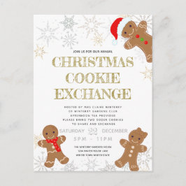 Vithelgdag för Cookie Exchange Party Inbjudan Vykort