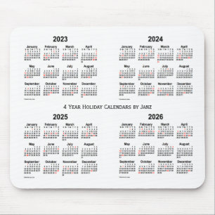 Vithelgdagkalender 2023-2026 vid Janz Musmatta