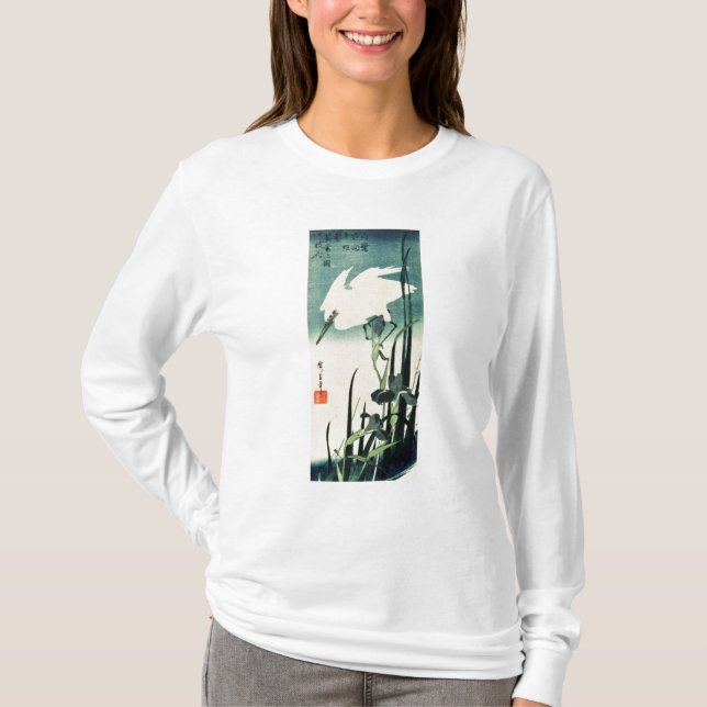 VitHeron och Iris T-shirt (Framsida)