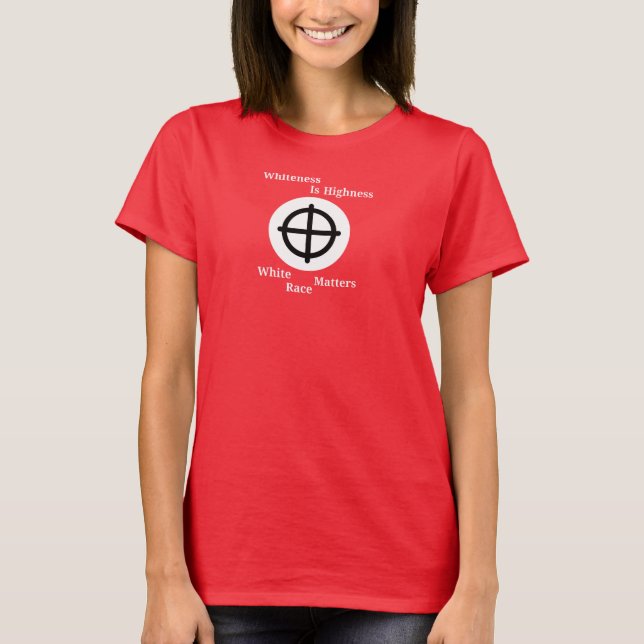 Vithet är höghet t shirt (Framsida)