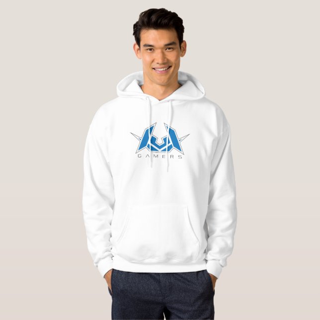 VitHoodie Sweatshirt Med Luva (Hel framsida)