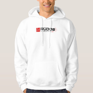 Vithoodien för RUDOS "älskar vi Puro" Hoodie