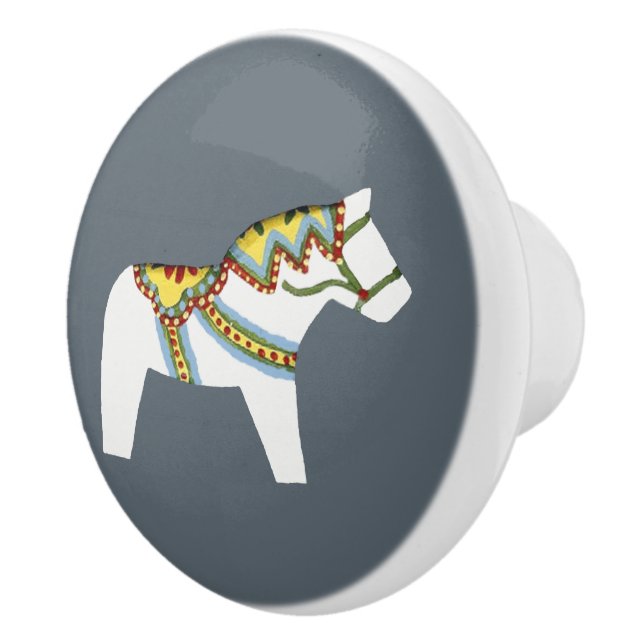Vithorse Ceramic Knob Knopp (Höger)