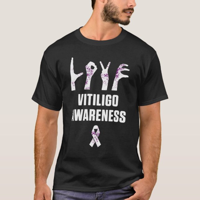 Vitiligo Awareness Enduring Vitiligo Awareness 1 T Shirt (Framsida)