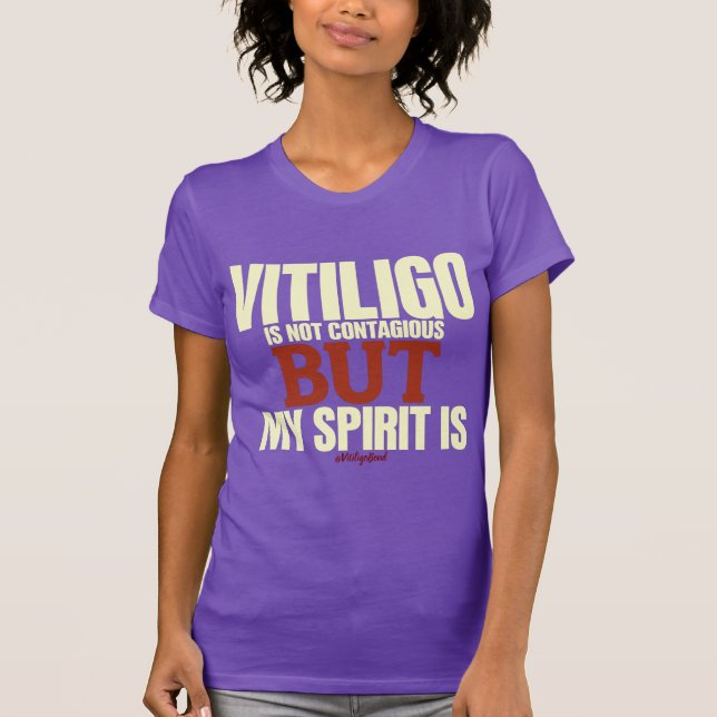 Vitiligo Awareness Tshirt T Shirt (Framsida)