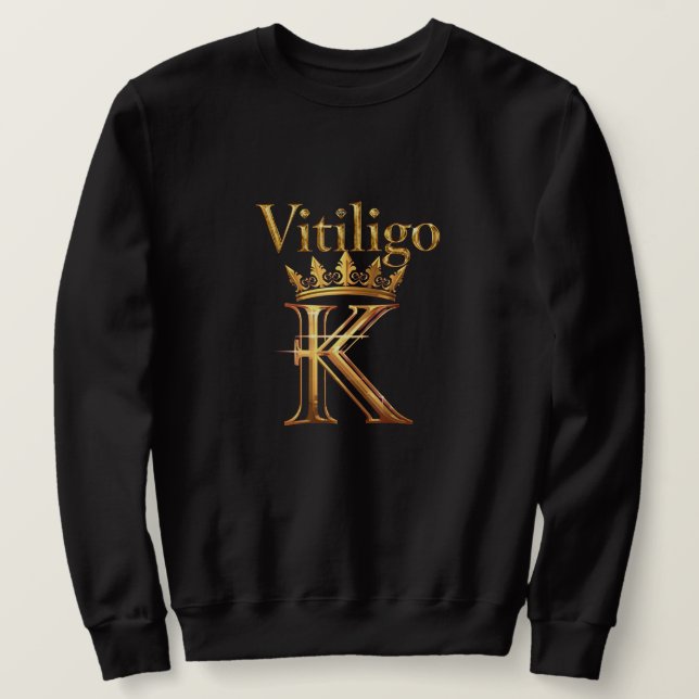 Vitiligo Kung Lång Ärmad Tröja (Design framsida)