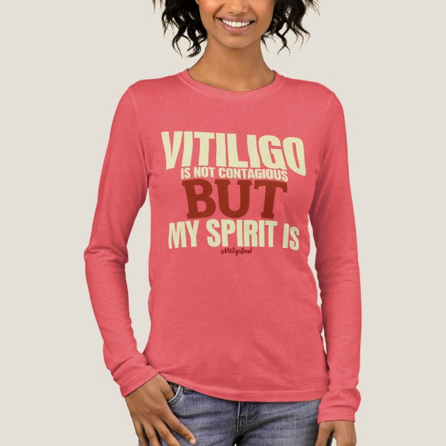 Vitiligo-medvetenhet T-shirt (Framsida)