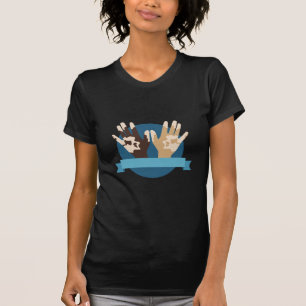 Vitiligo medvetenhet t shirt