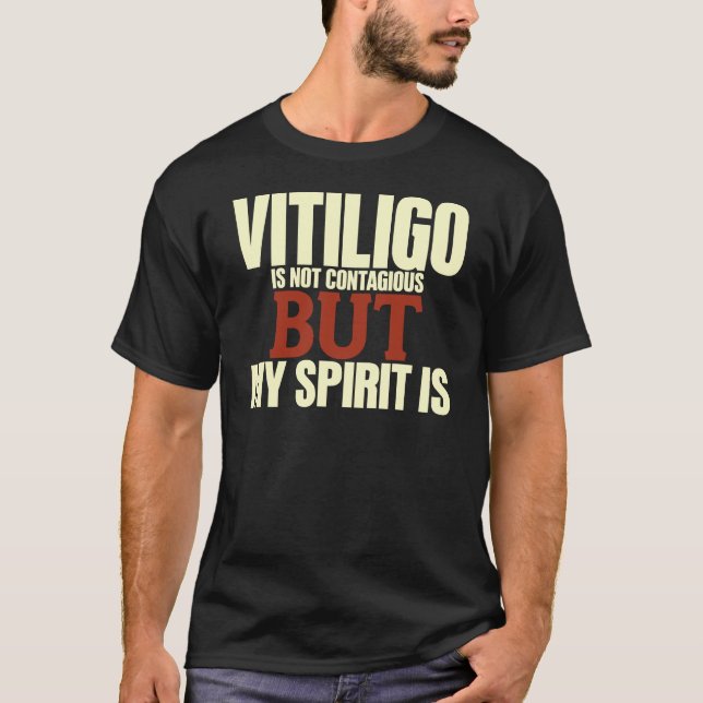 Vitiligo medvetenhetTshirt T-shirt (Framsida)