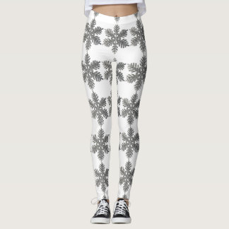Vitjulbaljarna Silver Glitter Leggings