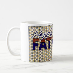 Vitkafé lycklig Fars dag Mugg
