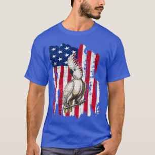 Vitkakaj, tropisk papegoja t shirt