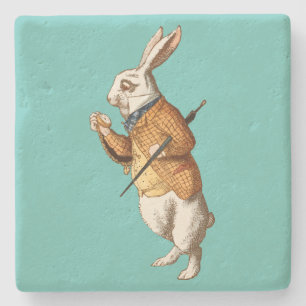 Vitkanin (Alice's Äventyr i Wonderland) Stenunderlägg