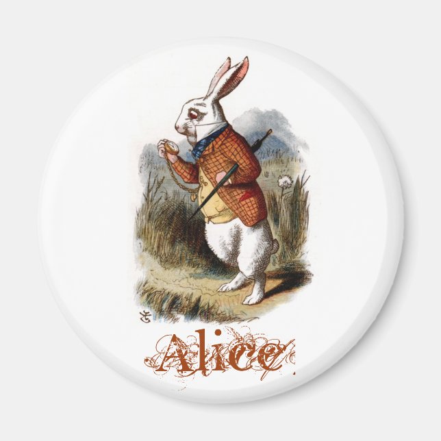 Vitkanin (färg) magnet (Framsidan)