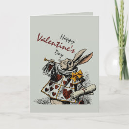 Vitkanin (i Färg) CC0369 Valentine Helgkort
