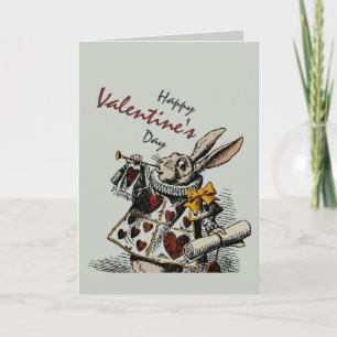 Vitkanin (i Färg) CC0369 Valentine Helgkort