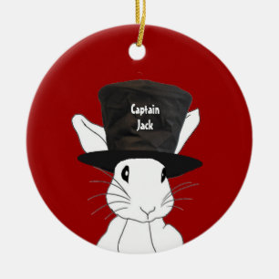 Vitkanin i Top hat Ornament