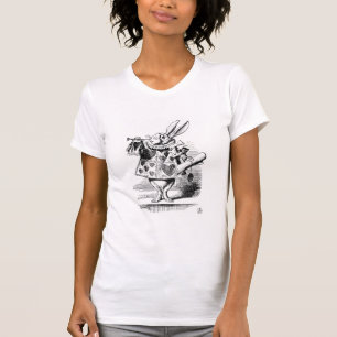 Vitkanin som kläs som härold tee shirt