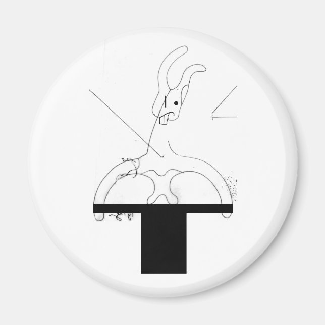 Vitkanin ut ur Top hat Magnet (Framsidan)