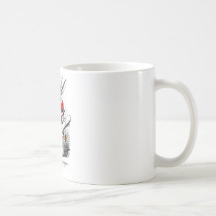 Vitkaninen Kaffemugg