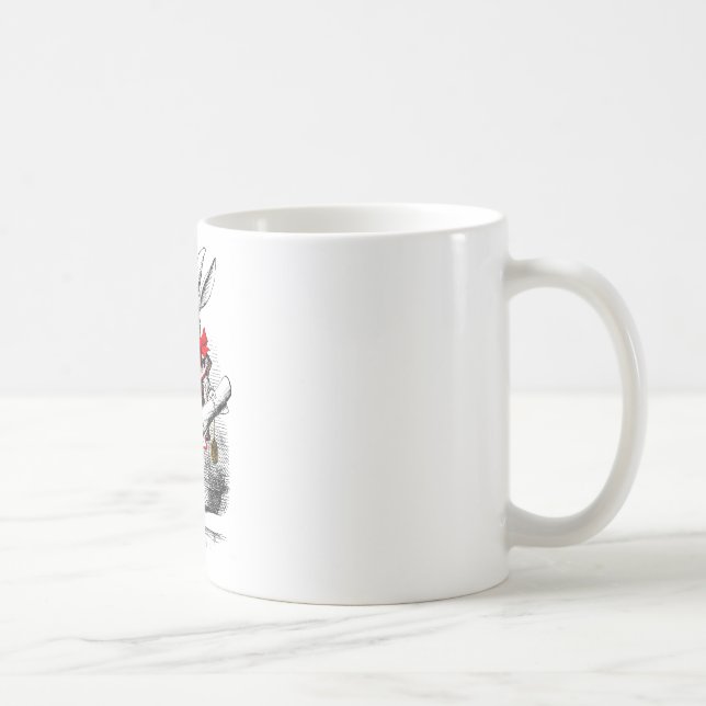Vitkaninen Kaffemugg (Höger)