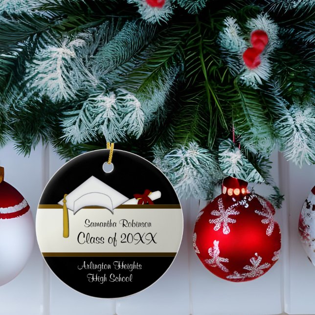 Vitkap Studenten Ornament (Skapare uppladdad)