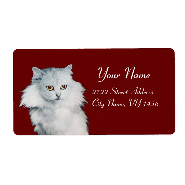 VITKATTEN, röd Fraktsedel (Framsidan)