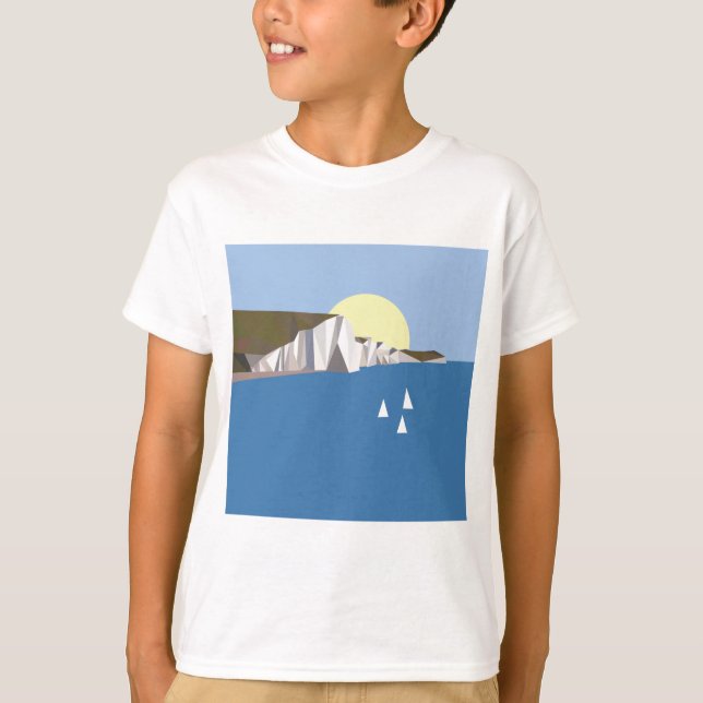 Vitklippasommar T-shirt (Framsida)