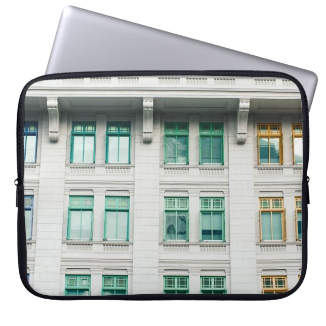 VITKONKRET BYGGNAD-3 LAPTOP FODRAL (Framsidan)