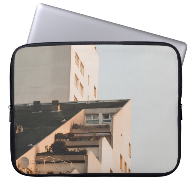 VITKONKRET BYGGNAD LAPTOP FODRAL (Framsidan)