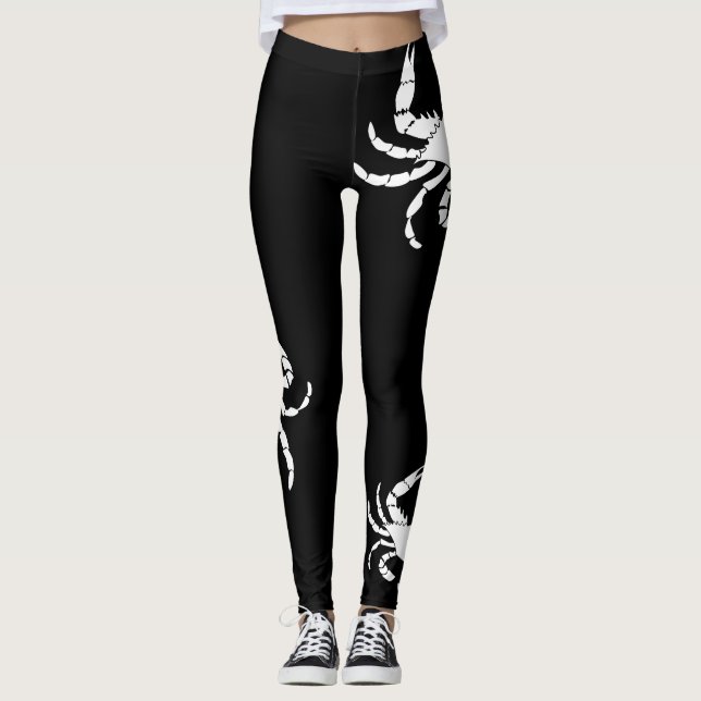 Vitkrabba Leggings (Framsida)