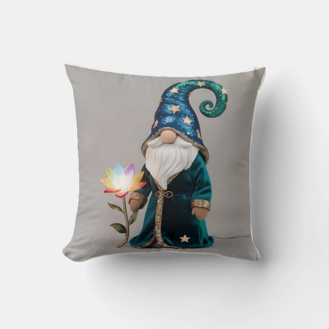 Vitlandskap: Mors dag Gnome Kudde (Framsida)