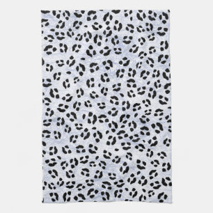 VitLeopardtryck Kökshandduk