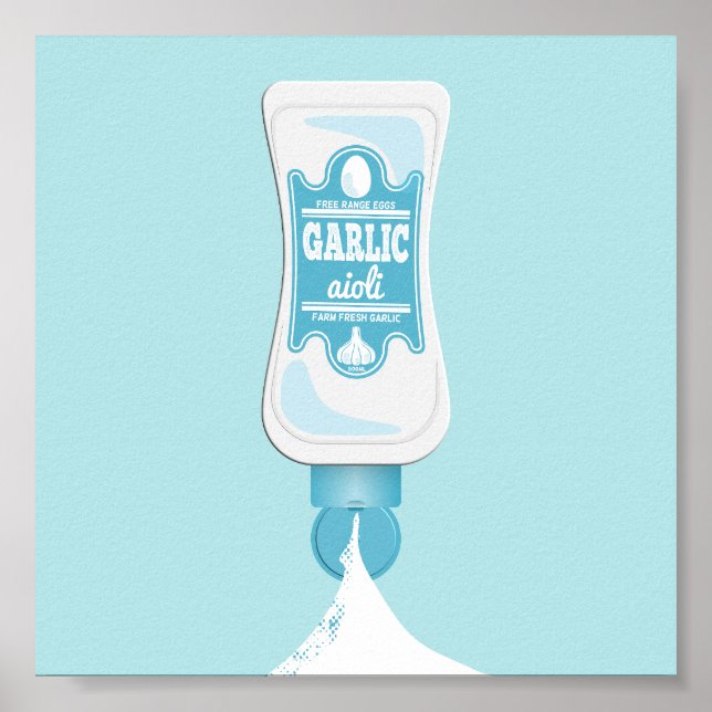Vitlic Aioli Poster (Framsidan)