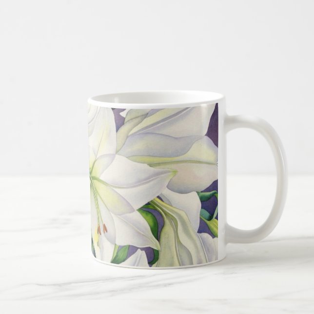 Vitliljar 2008 kaffemugg (Höger)